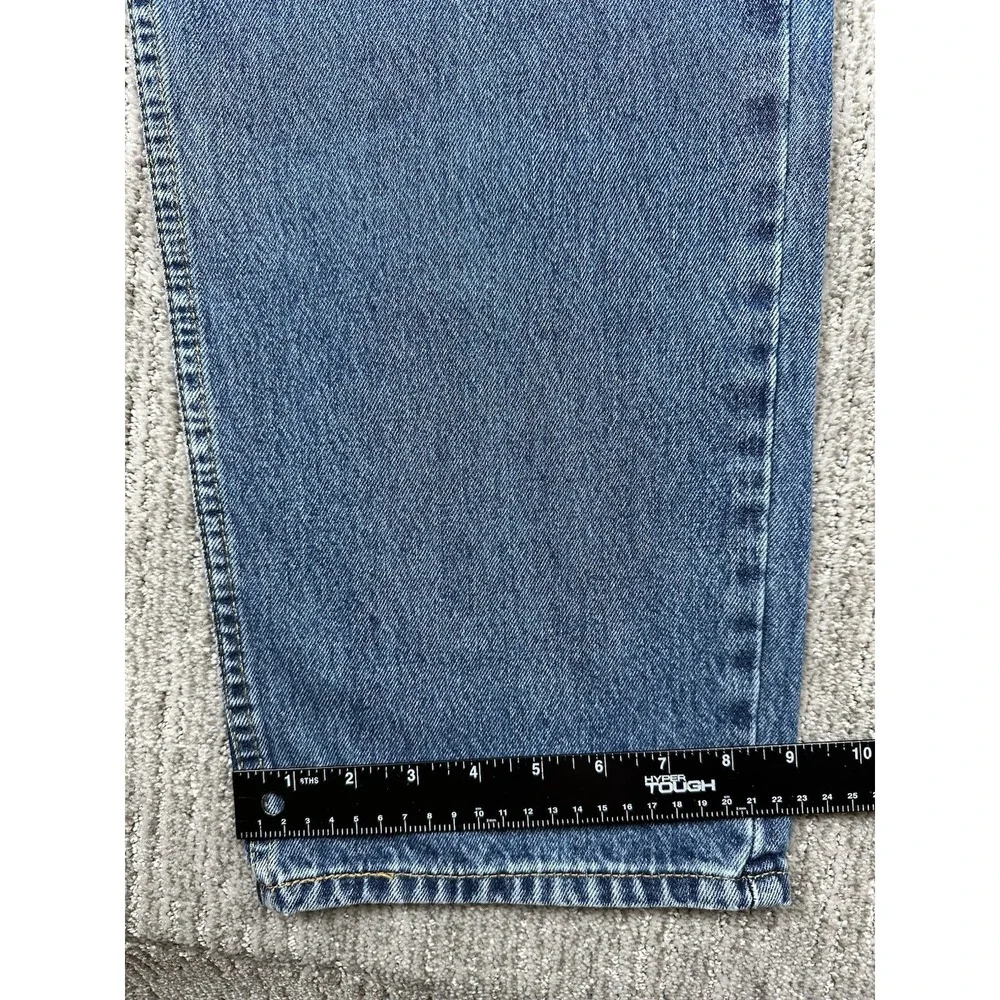 Levis 550 Relaxed Jeans Mens 38x32 Light Wash Blue Denim 100% Cotton